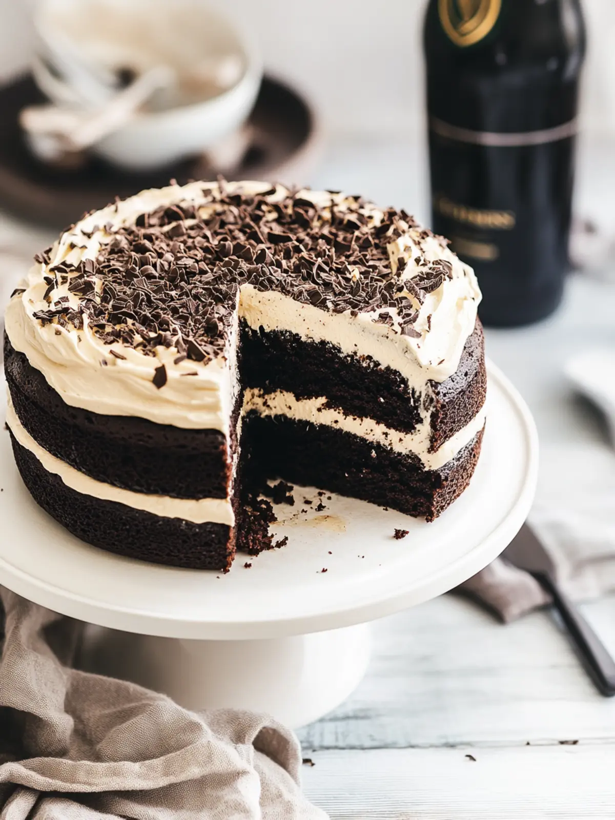 Irresistible Guinness Chocolate Cake with Irish Buttercream Bliss 2 Guinness Chocolate Cake with Irish Buttercream