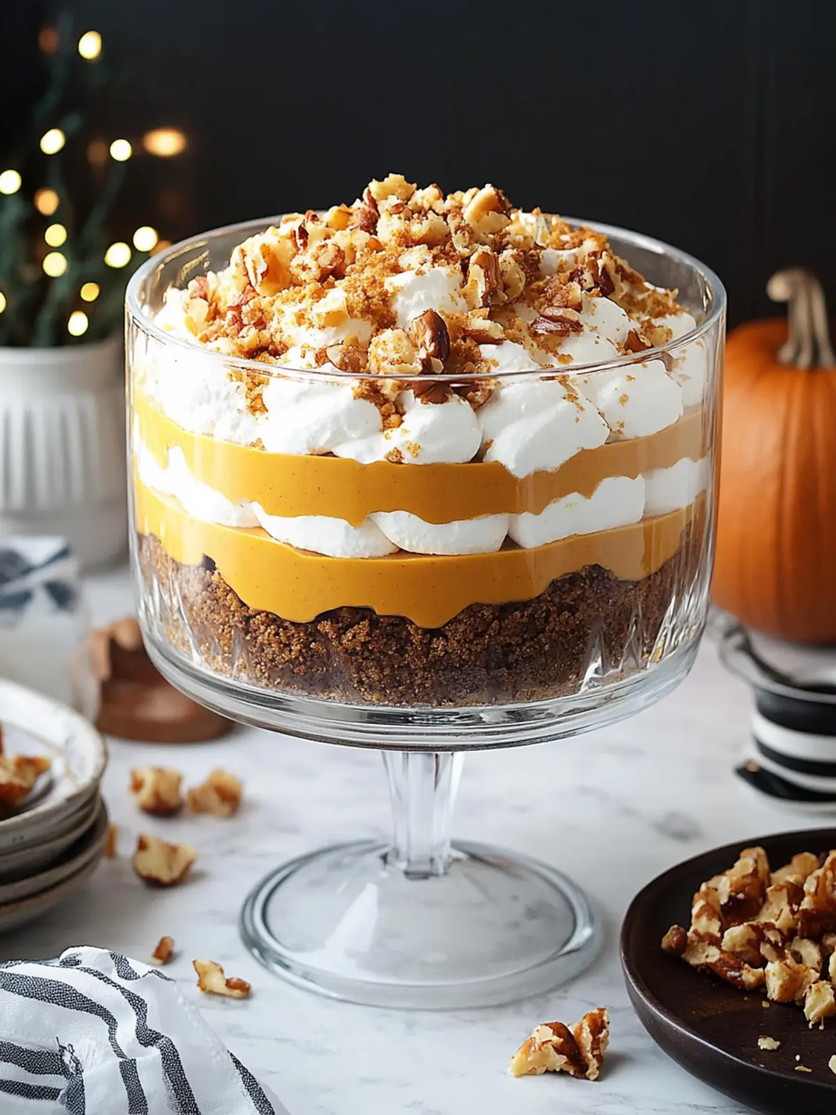 Irresistible Pumpkin Trifle Loaded with Toffee Delight 3 Pumpkin Trifle