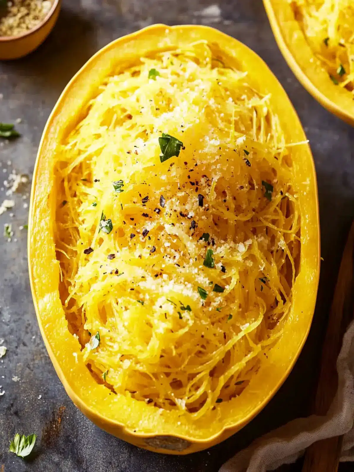 Delicious Roasted Spaghetti Squash in Just 50 Minutes 2 Roasted Spaghetti Squash