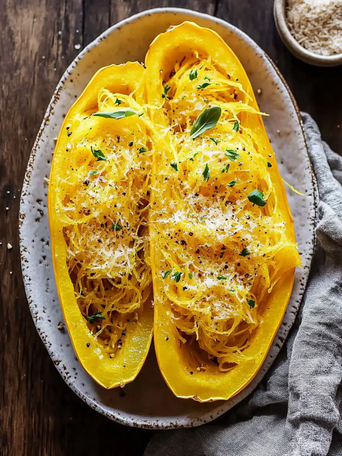 Savory Roasted Spaghetti Squash: Taste the Healthy Twist 4 Roasted Spaghetti Squash