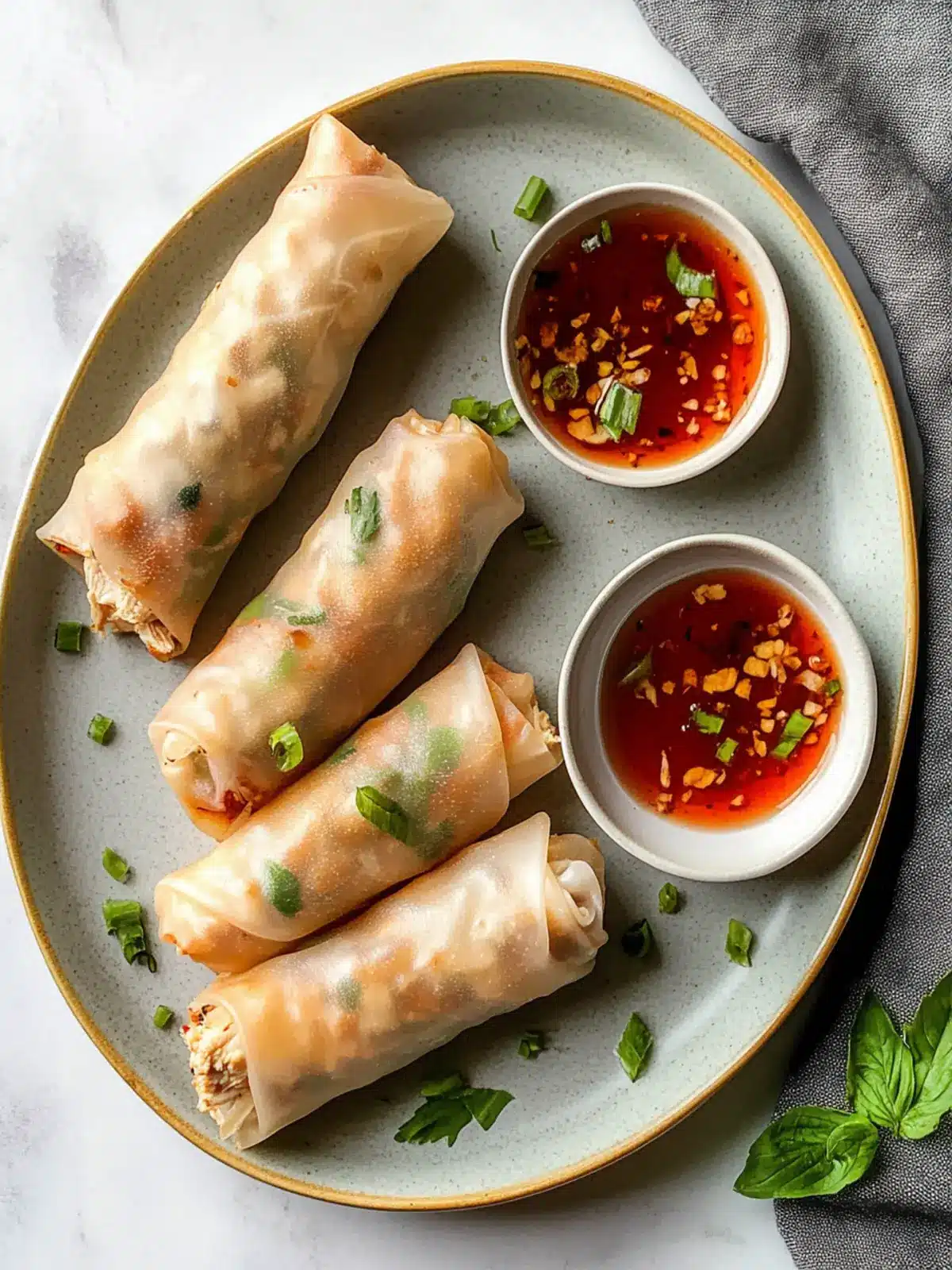 Crispy Chicken Spring Rolls That Will Wow Your Taste Buds 5 Chicken Spring Rolls