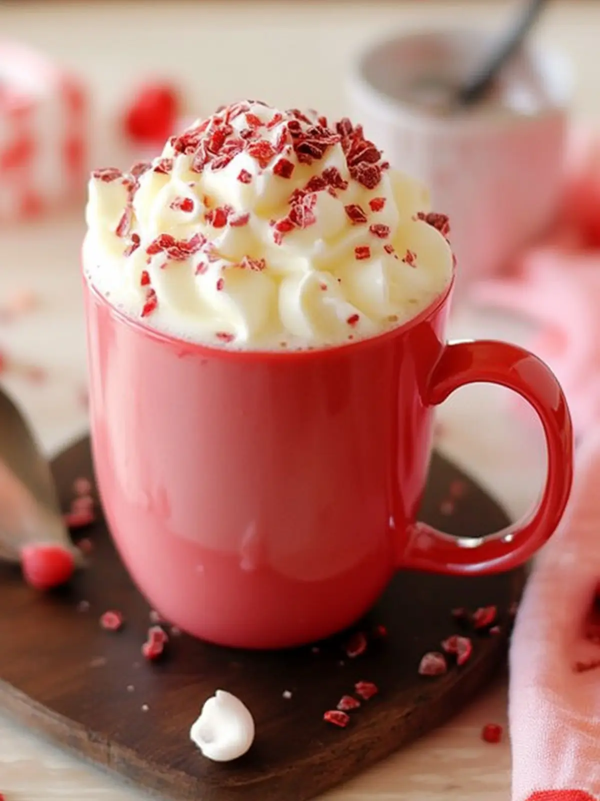 Indulge in Creamy Red Velvet Hot Chocolate Bliss 2 Red Velvet Hot Chocolate