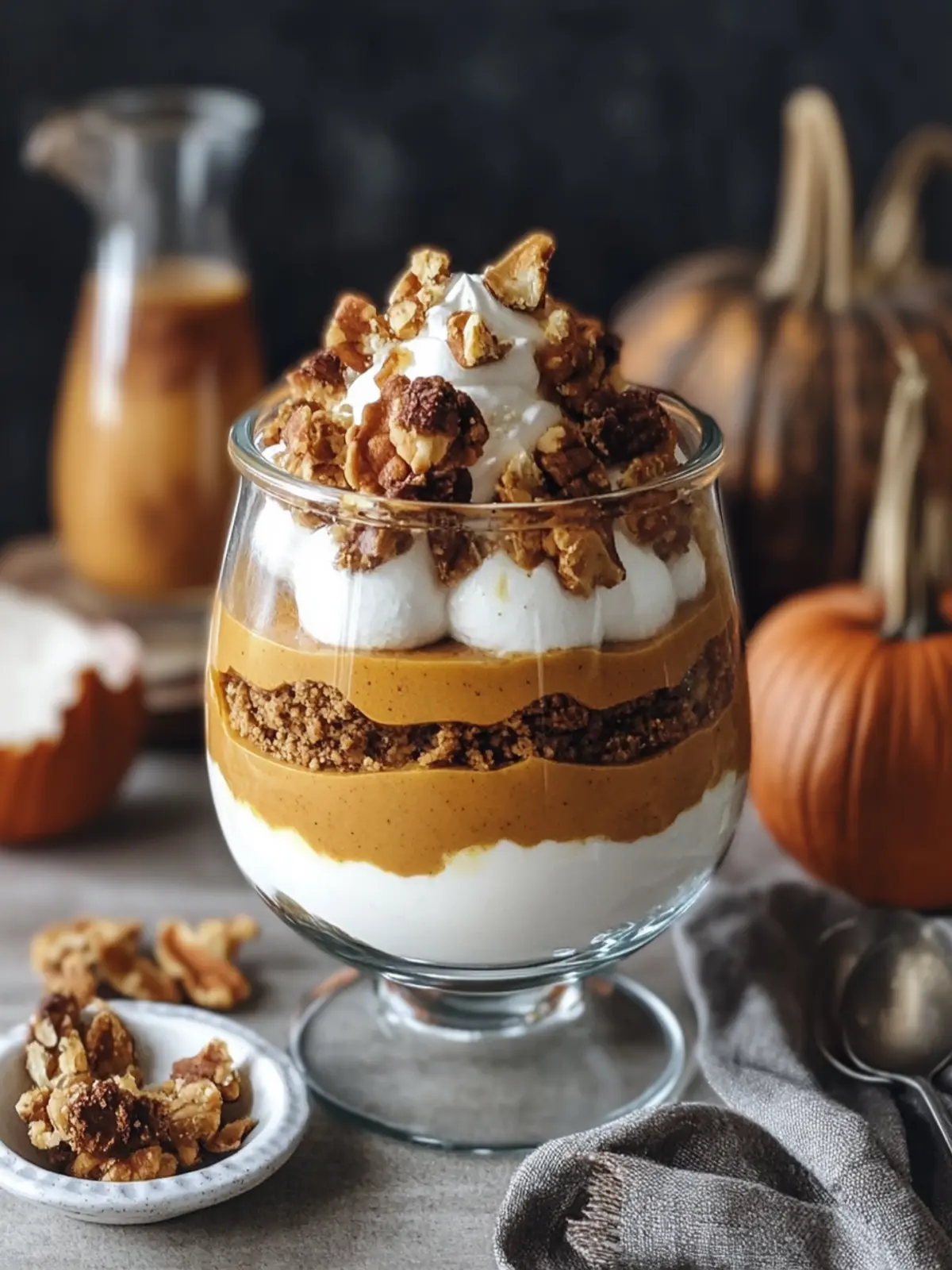 Vegan Pumpkin Pie Trifle