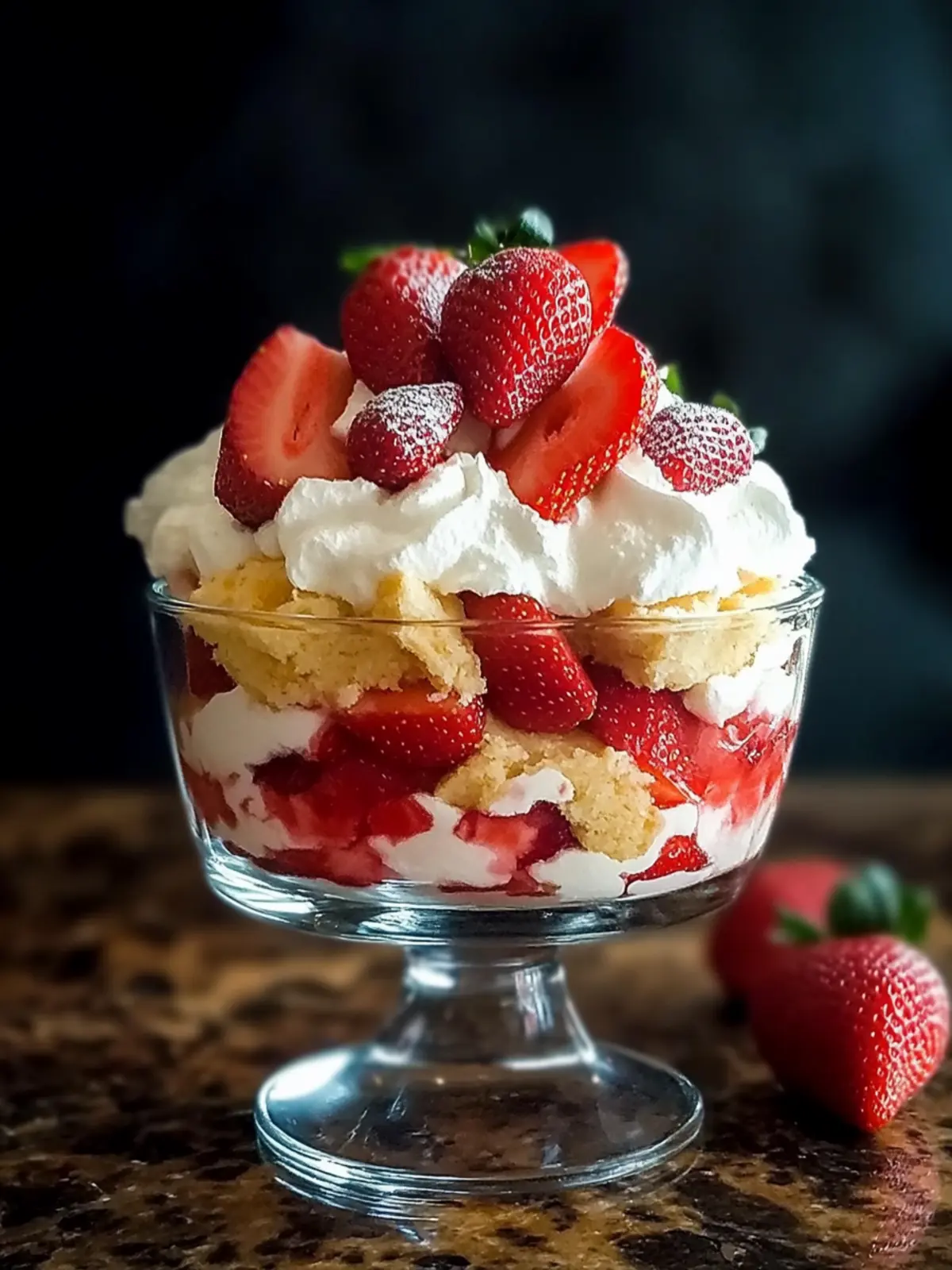Decadent Strawberry Shortcake Trifle You’ll Want Every Summer 2 Strawberry Shortcake Trifle