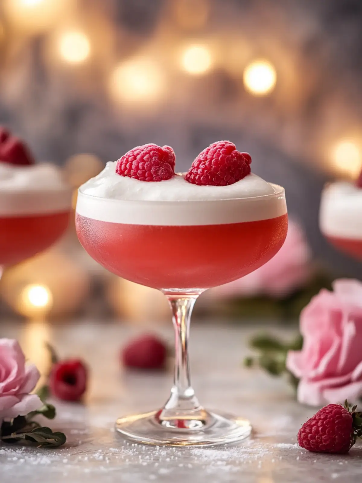 Sour Raspberry Valentine Cocktail: A Flirty Sip of Love 2 Sour Raspberry Valentine Cocktail