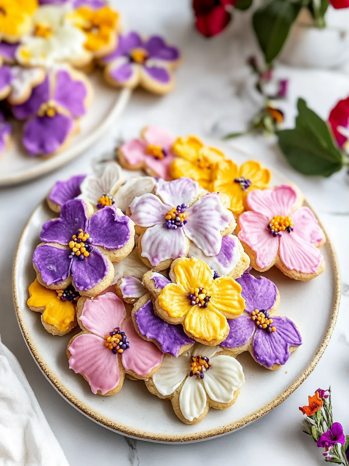Spring Flower Cookies that Bring Joy to Your Kitchen 4 Spring Flower Cookies