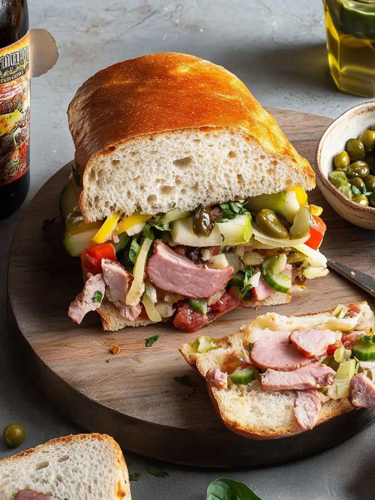 Irresistible Hearty Muffuletta for Recipe Lovers at Home 5 Hearty Muffuletta