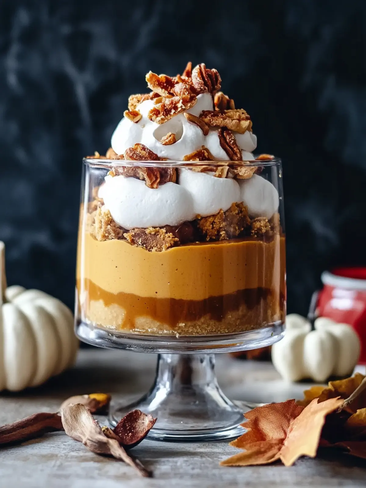 Delight in Vegan Pumpkin Pie Trifle: A Cozy Fall Treat 3 Vegan Pumpkin Pie Trifle