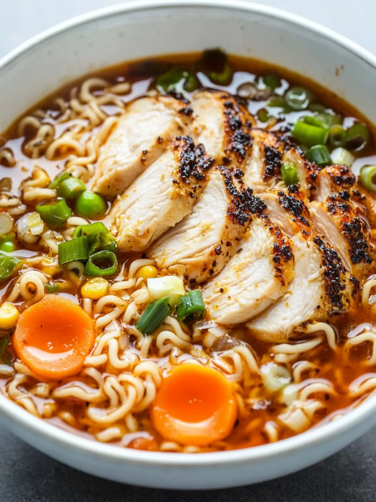 Blackened Chicken Ramen Noodle Soup for a Cozy Night In 5 Blackened Chicken Ramen Noodle Soup