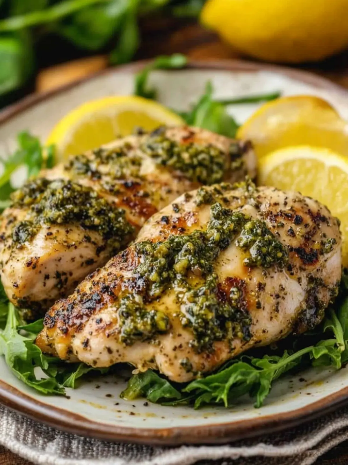 Savory Pesto Chicken Thighs for Effortless Dinner Delight 2 Pesto Chicken