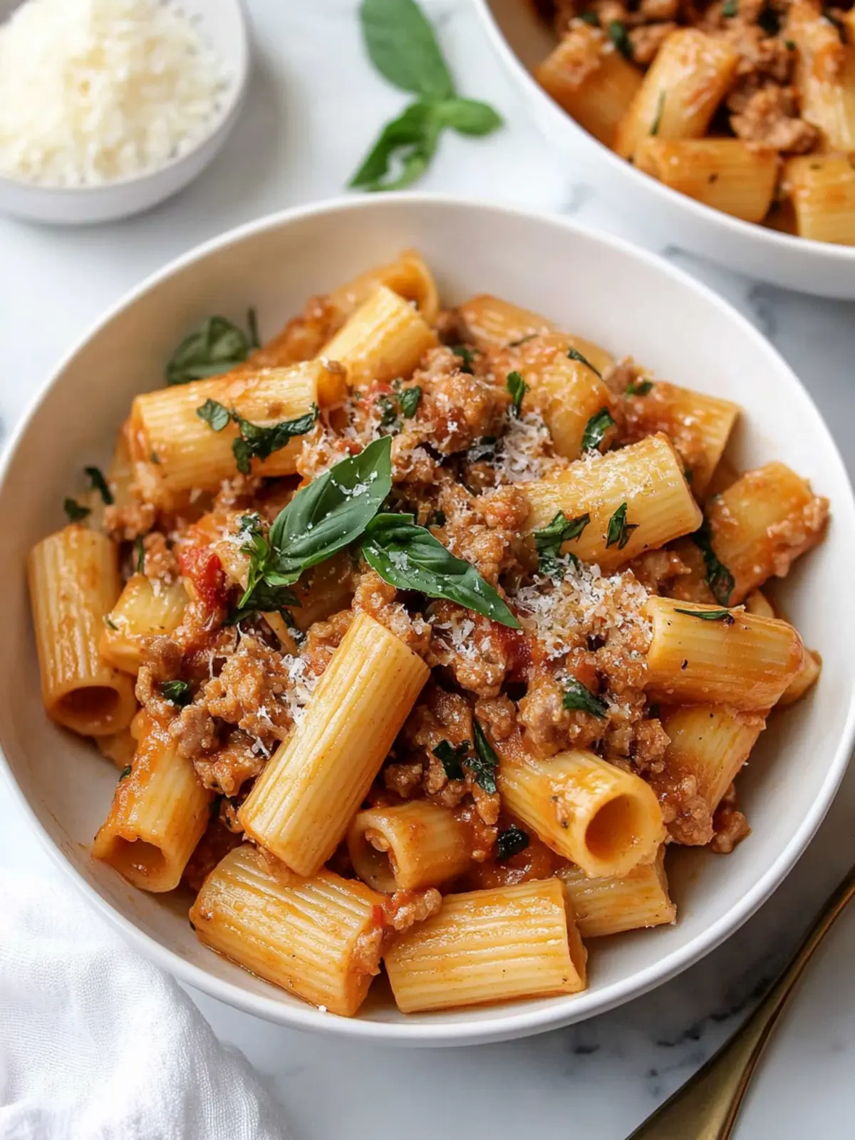 Irresistible Rigatoni with Sausage in Creamy Tomato Bliss 5 Rigatoni with Sausage
