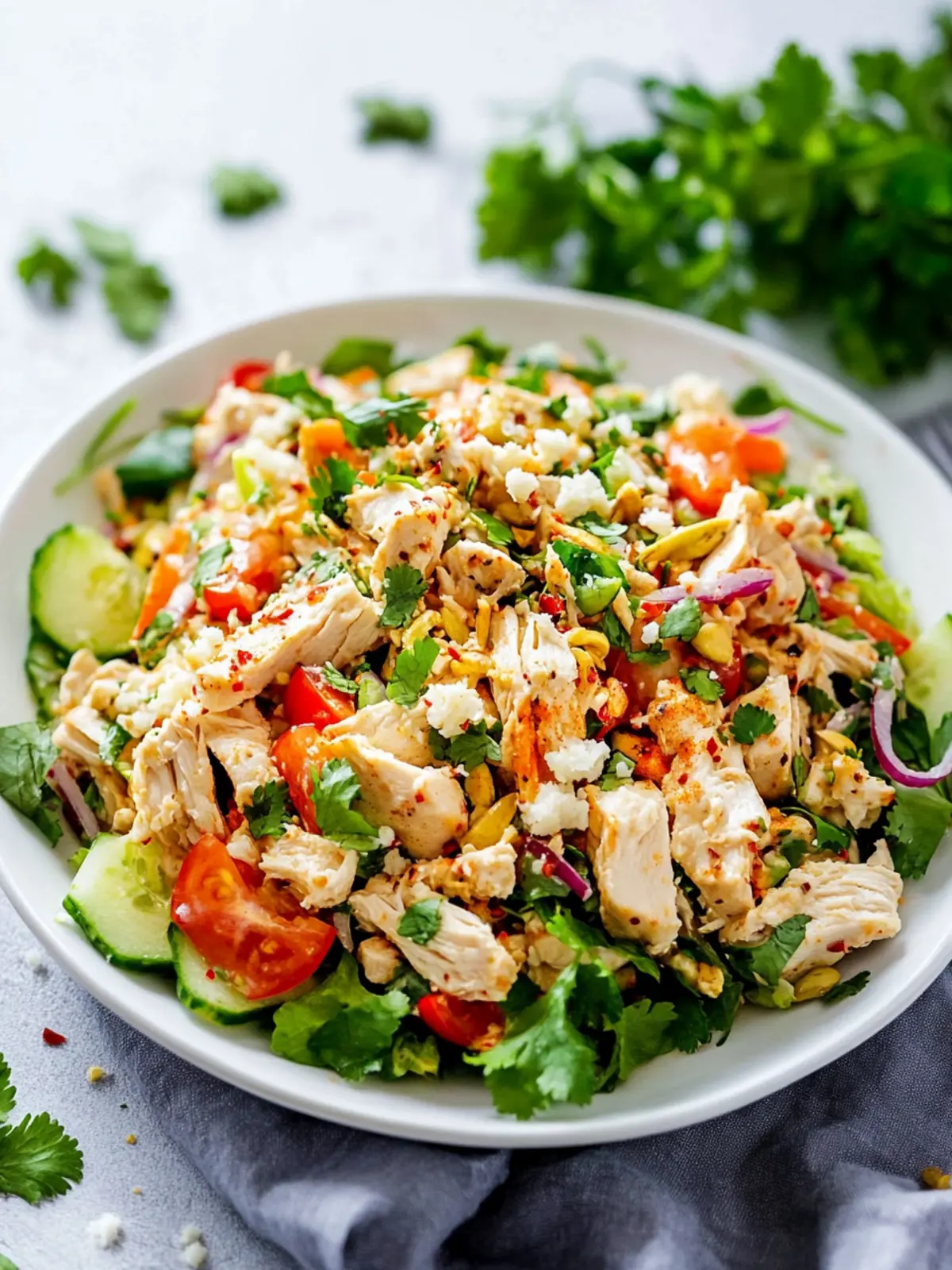 Zesty Chicken Salad with Lime Dressing for a Fresh Bite 4 Chicken Salad