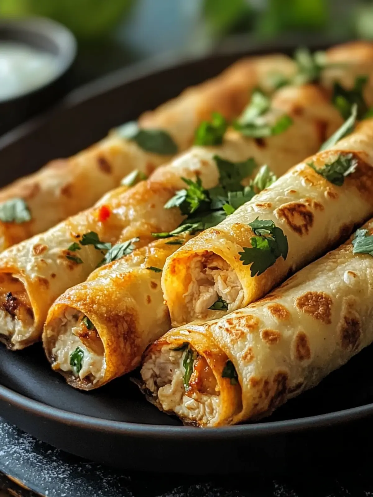 Crispy Chicken Taquitos That Make Fast Food a Distant Memory 4 Crispy Chicken Taquitos