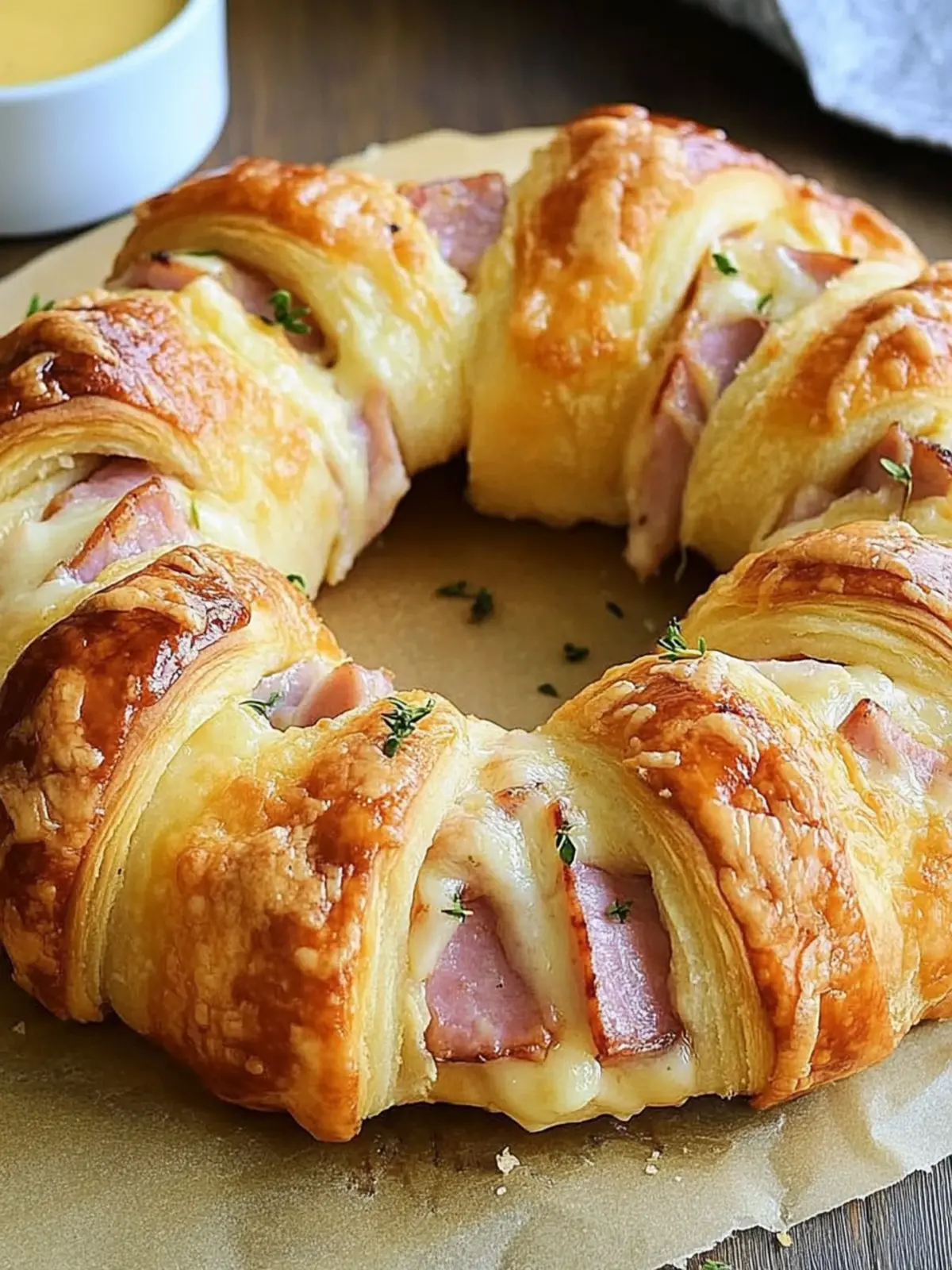 Irresistible Ham and Cheese Crescent Ring You'll Crave 4 Ham and Cheese Crescent Ring