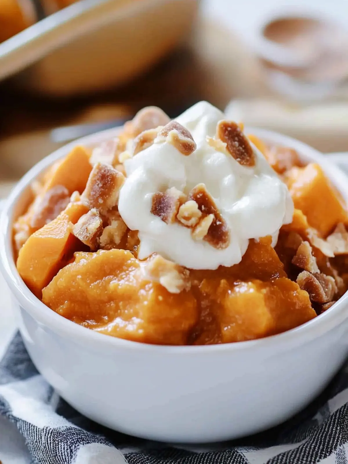 Irresistible Crockpot Sweet Potato Casserole with Marshmallows 2 Crockpot Sweet Potato Casserole