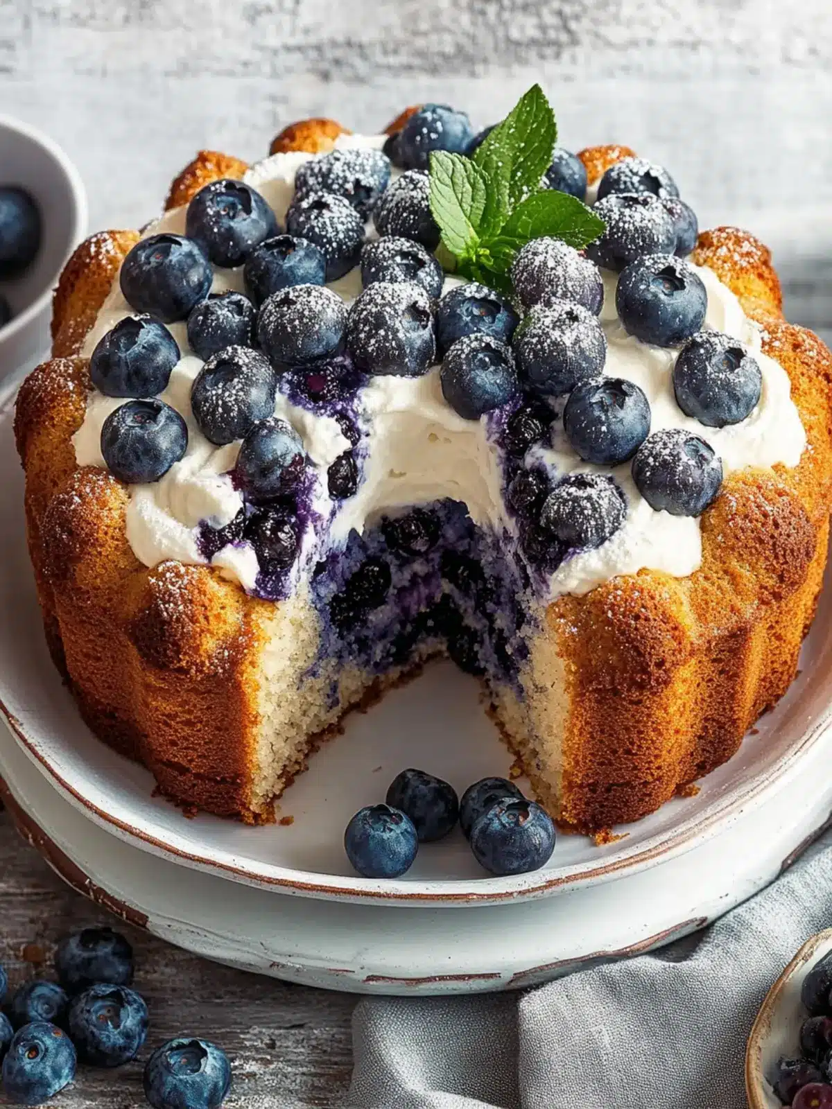 Delightful Blueberries and Cream Coffee Cake for Cozy Mornings 4 Blueberries and Cream Coffee Cake