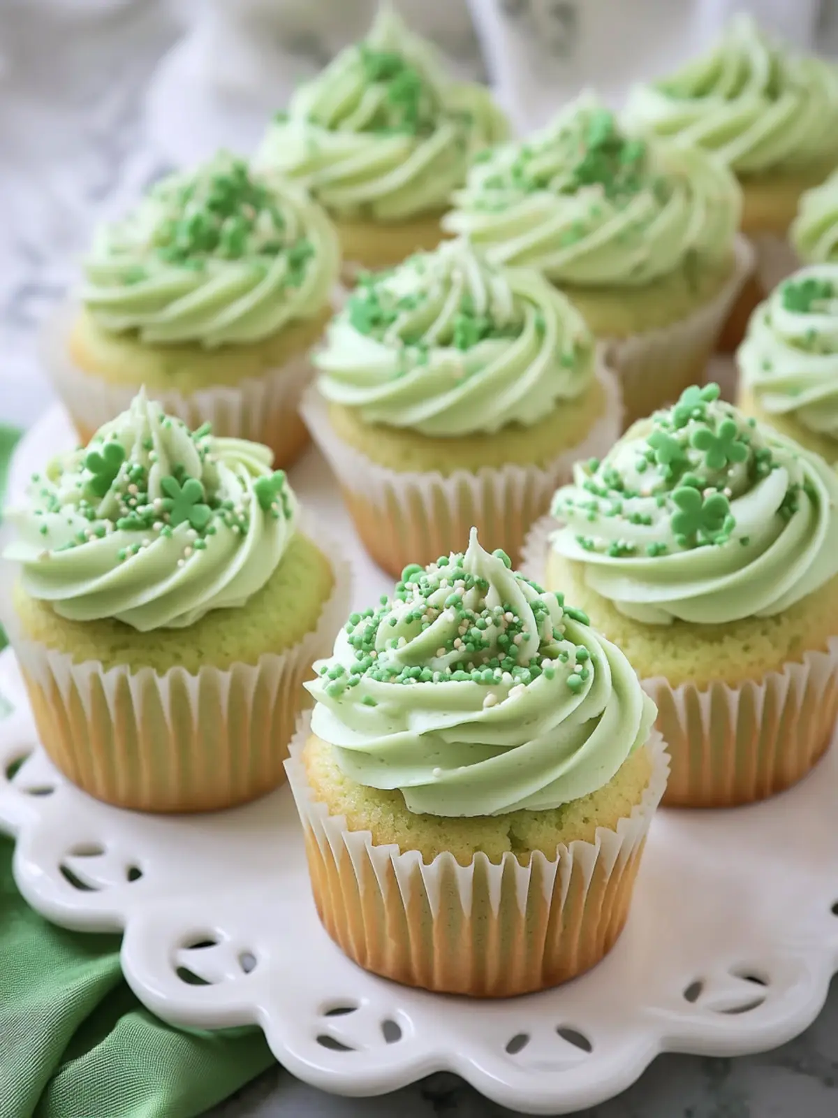 Delicious St. Patrick’s Day Cupcakes with Green Buttercream 4 St. Patrick’s Day Cupcakes