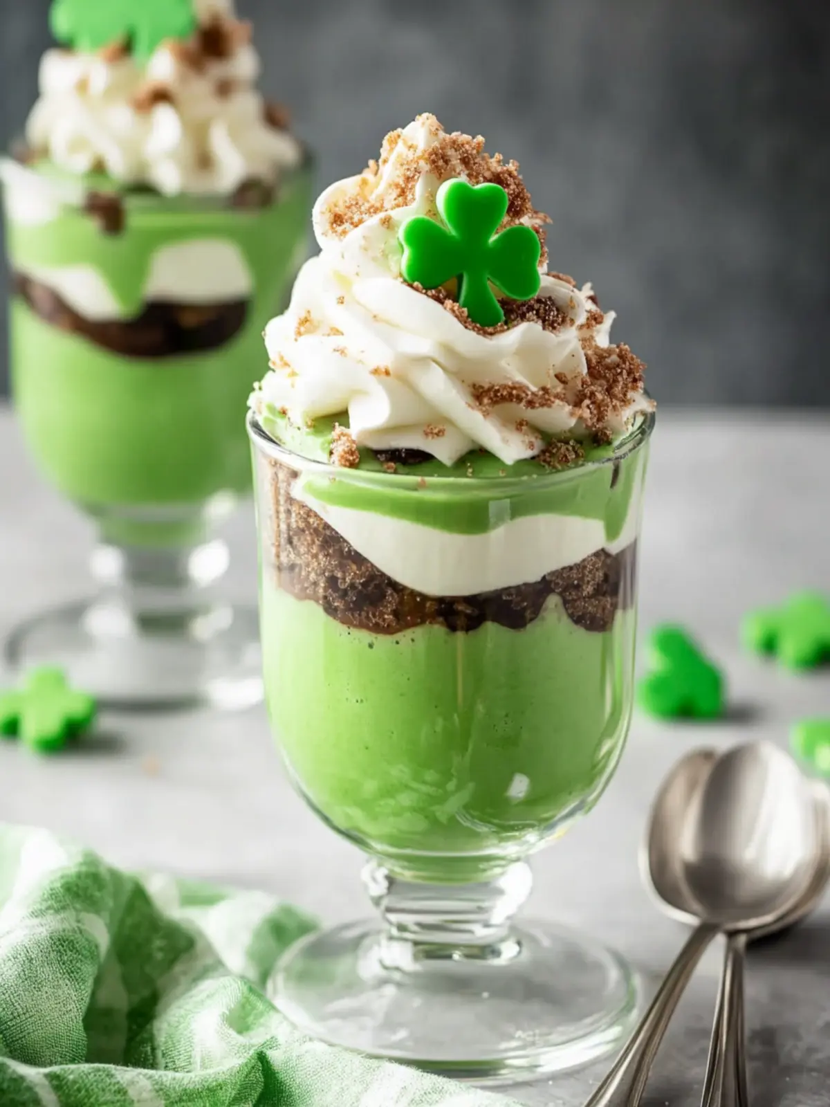 Indulge in St. Patrick's Day Parfait Bliss at Home! 3 St. Patricks Day Parfait