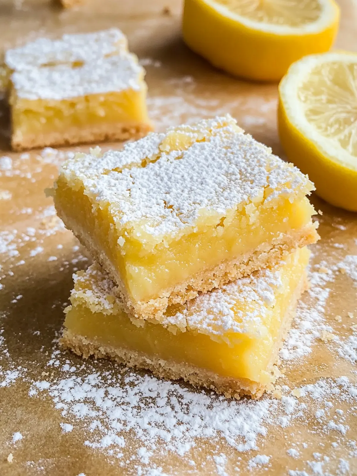 Lemon Bars with Shortbread Crust