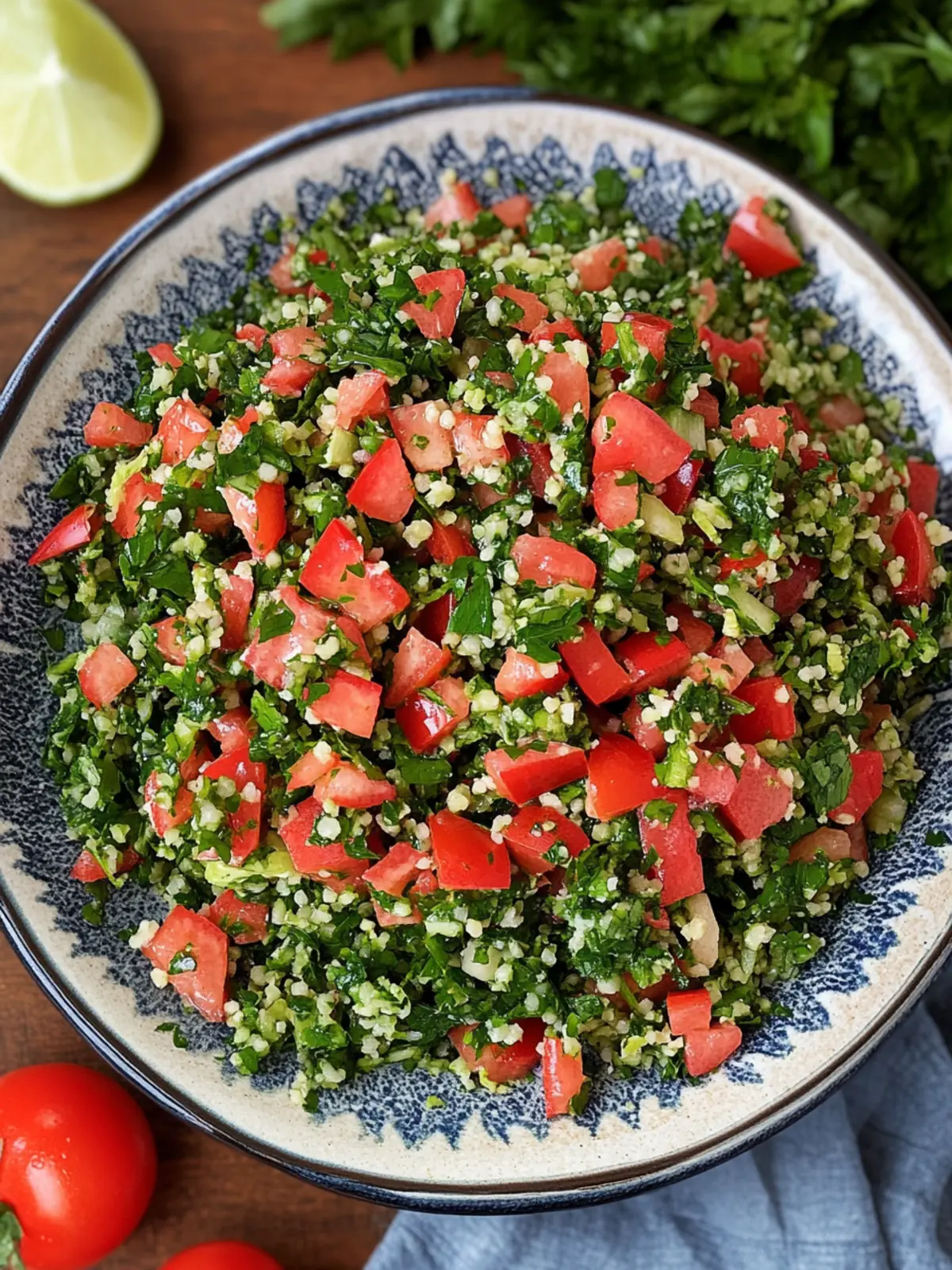 Fresh Lebanese Tabbouleh Salad: A Zesty Side for Everyone 3 Lebanese Tabbouleh Salad