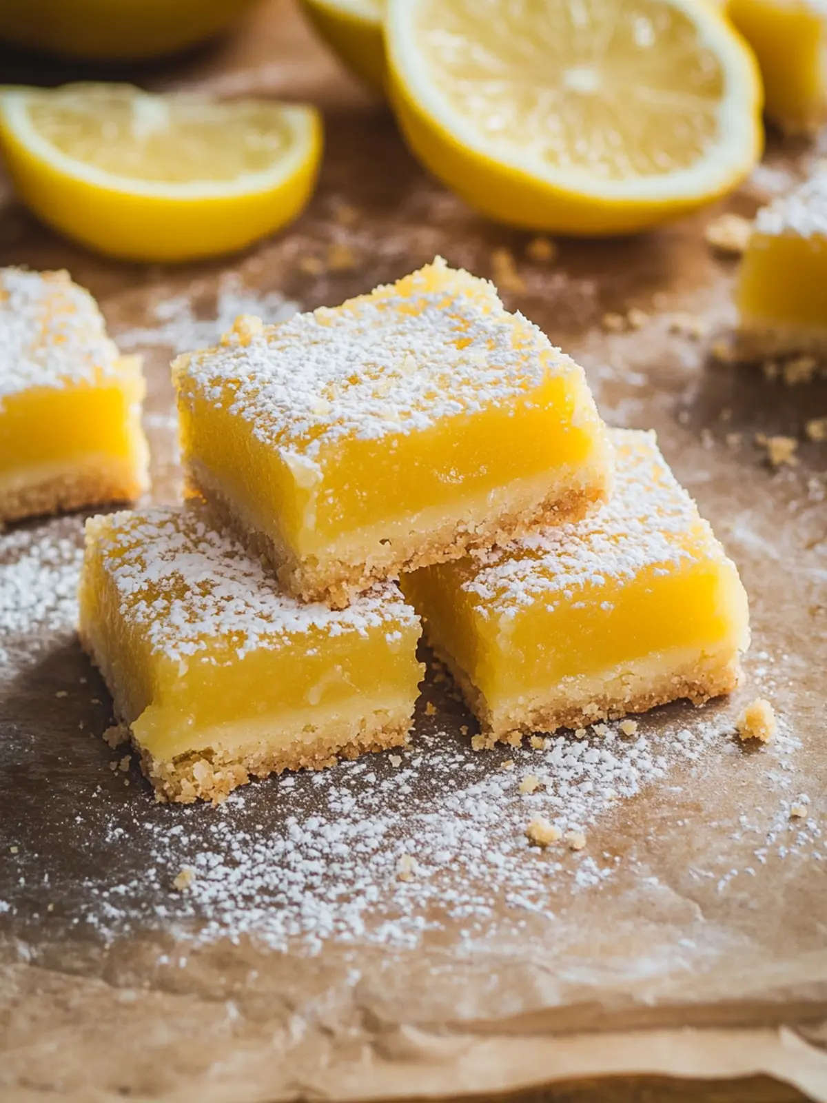 Lemon Bars with Shortbread Crust