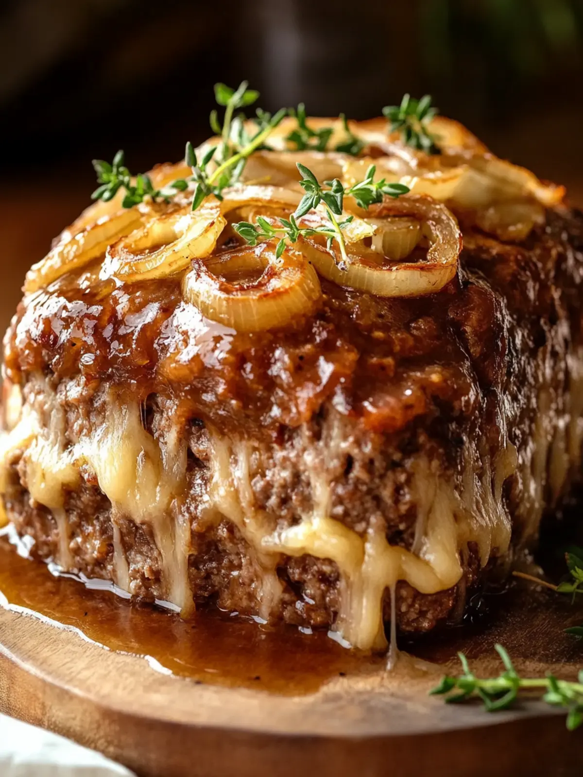 Crockpot French Onion Meatloaf: Comfort Food Made Easy 2 Crockpot French Onion Meatloaf