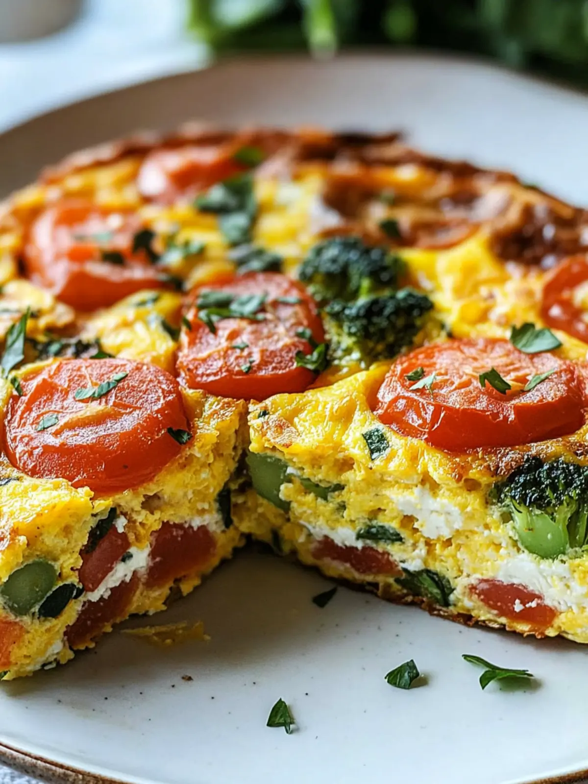 Delicious Veggie Frittata to Brighten Your Breakfast Routine 5 Frittata