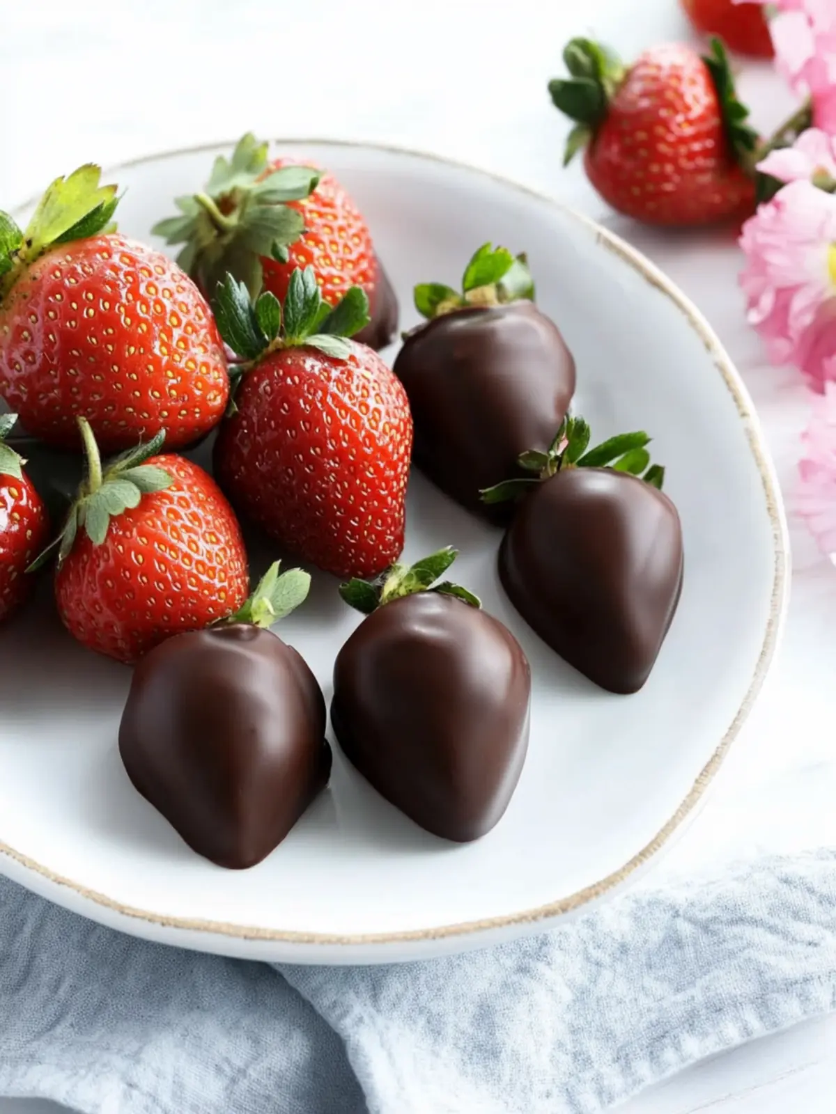 Melt-in-Your-Mouth Chocolate Bunny-Covered Strawberries 5 Chocolate Bunny-Covered Strawberries
