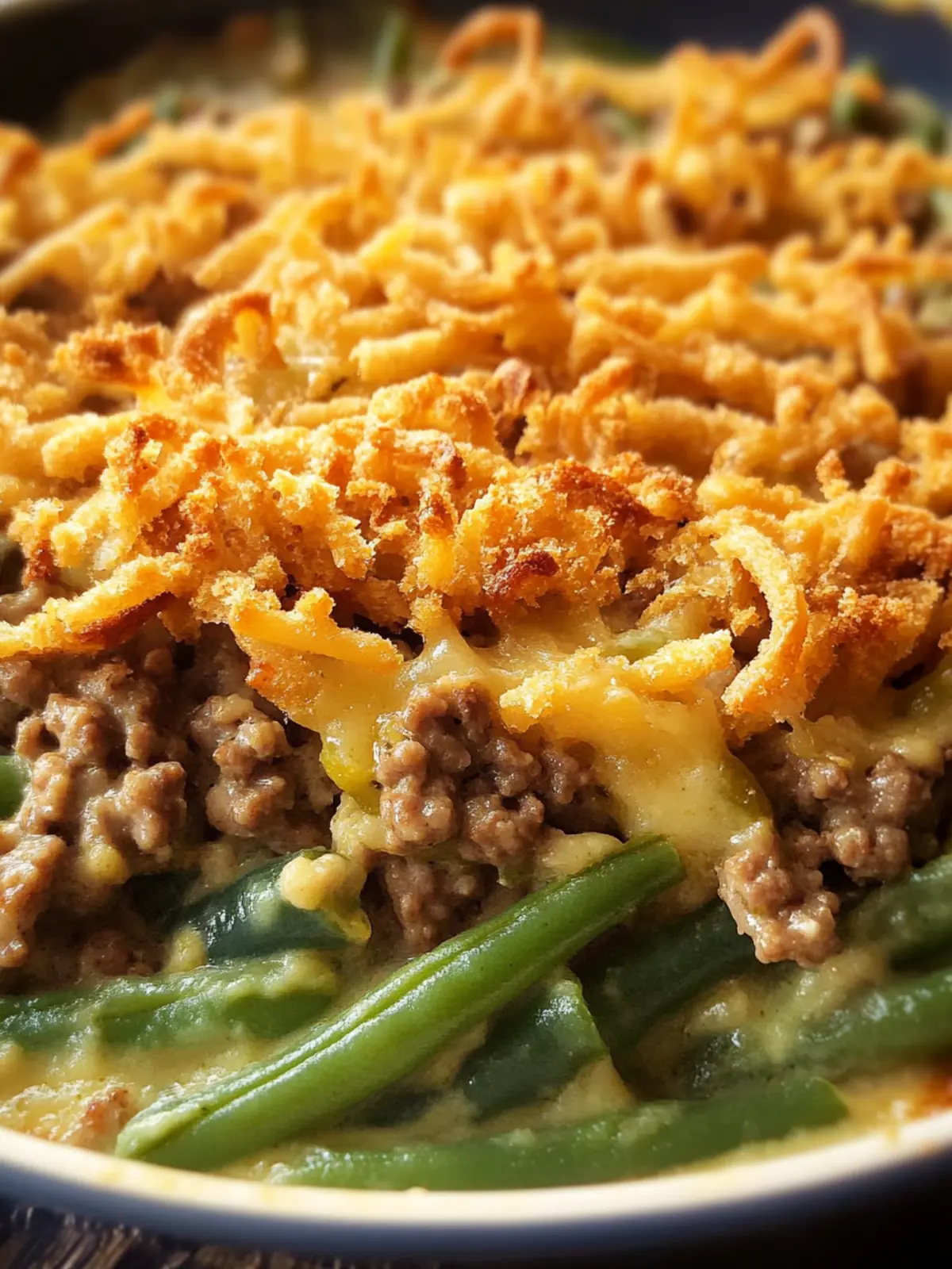 Satisfy Your Cravings with Hamburger Green Bean Casserole 4 Hamburger Green Bean Casserole