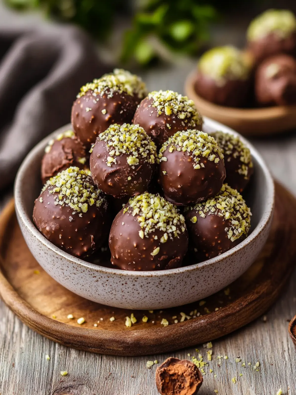 Delightful Dubai Chocolate Balls with Pistachio Surprise 2 Dubai Chocolate Balls