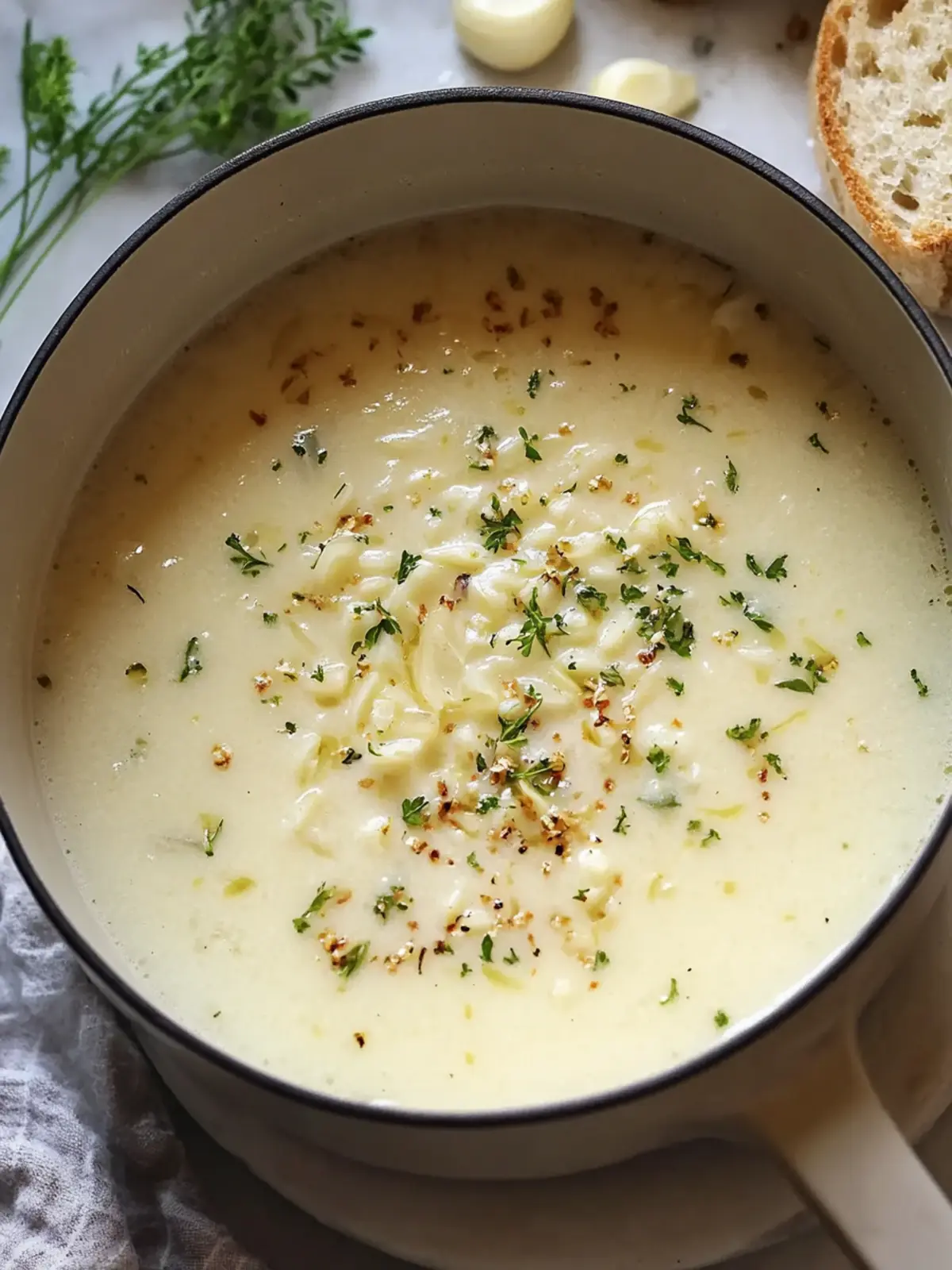 Savor the Flavor: Traditional Country French Style Garlic Soup 3 Traditional Country French Style Garlic Soup