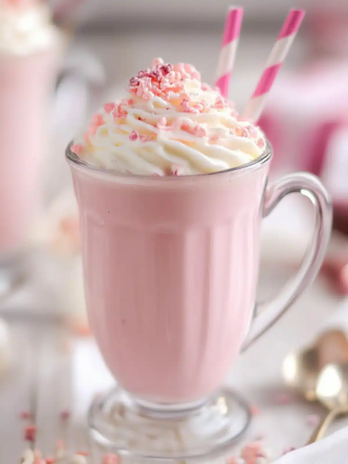 Indulge in Creamy Pink Hot Chocolate for a Sweet Valentine's Treat 3 Pink Hot Chocolate