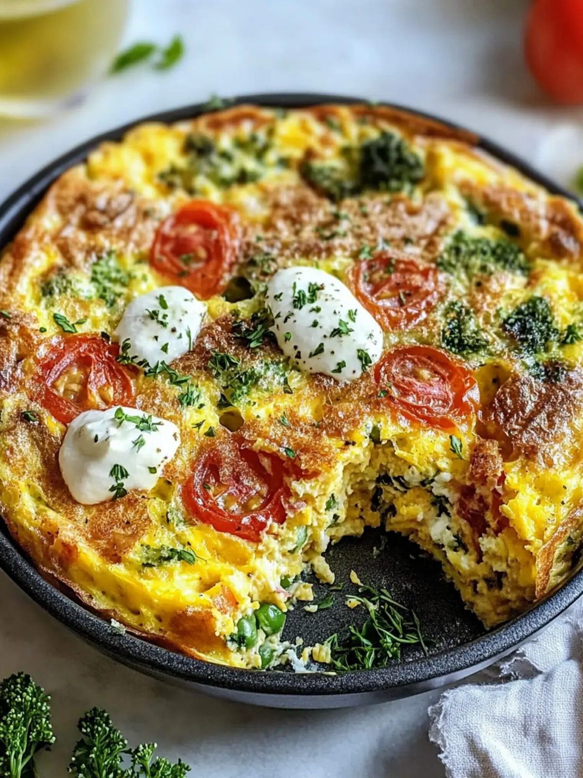Delicious Veggie Frittata to Brighten Your Breakfast Routine 4 Frittata