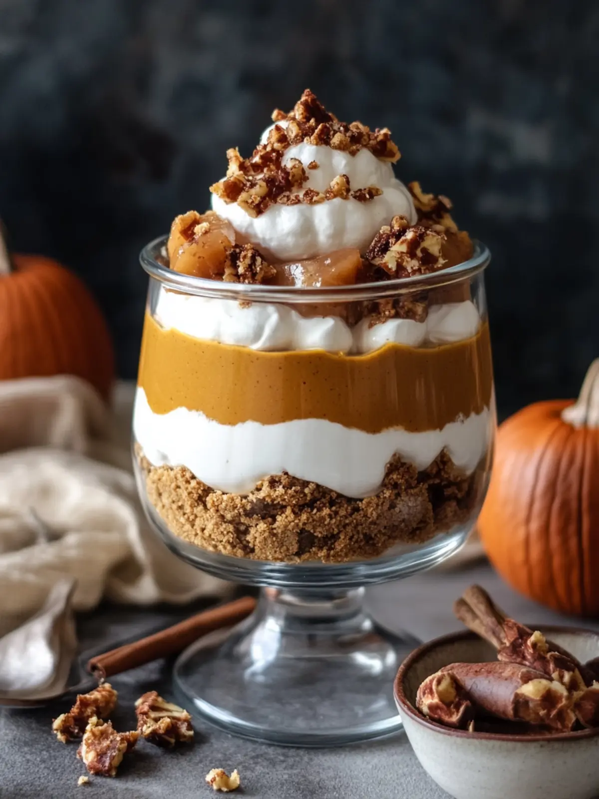 Vegan Pumpkin Pie Trifle