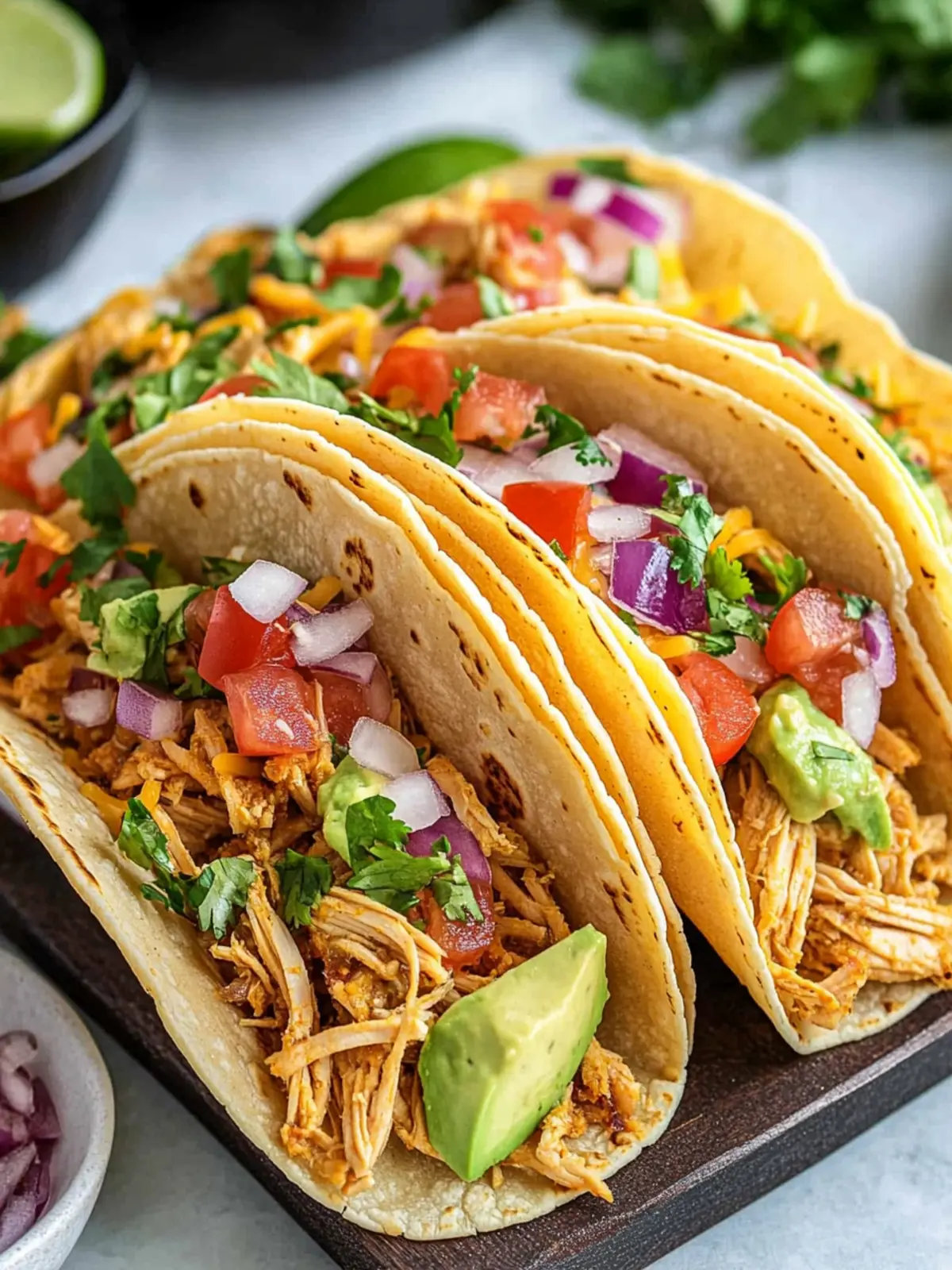 Dazzling Crockpot Chicken Tacos for Effortless Weeknight Dinners 3 Crockpot Chicken Tacos