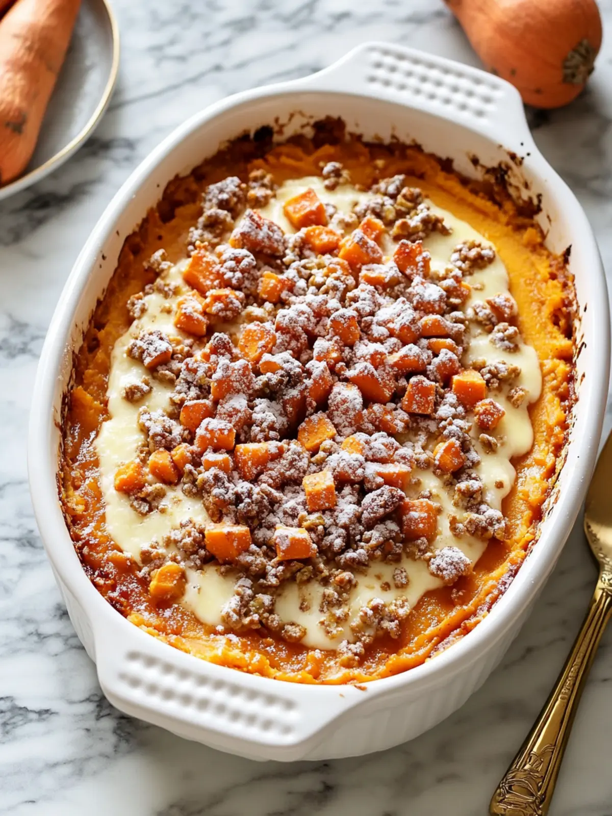 Irresistibly Creamy Classic Sweet Potato Casserole Delight 3 Classic Sweet Potato Casserole