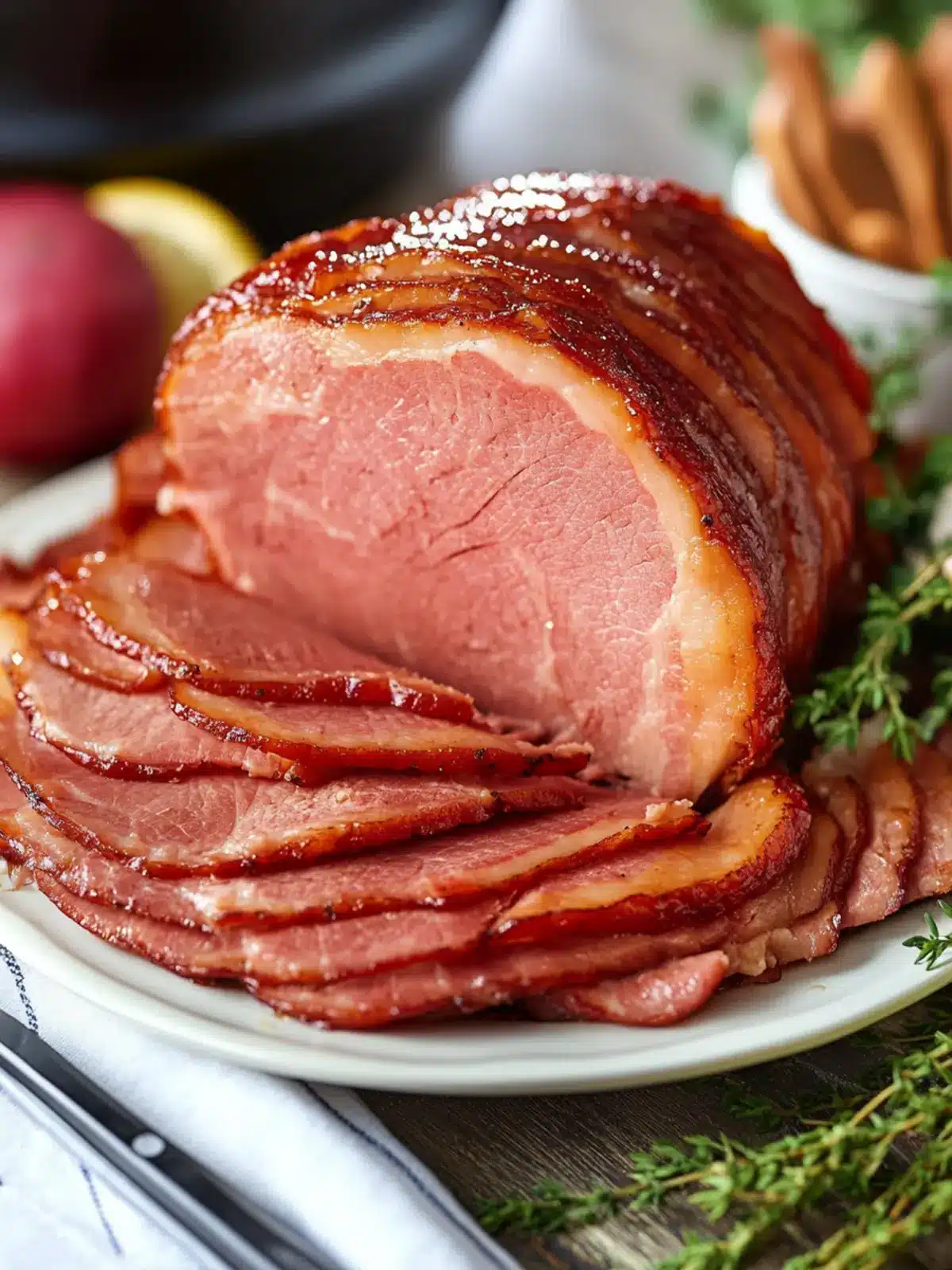 Delicious Crockpot Spiral Ham with Sweet Pineapple Glaze 5 Crockpot Sprial Ham