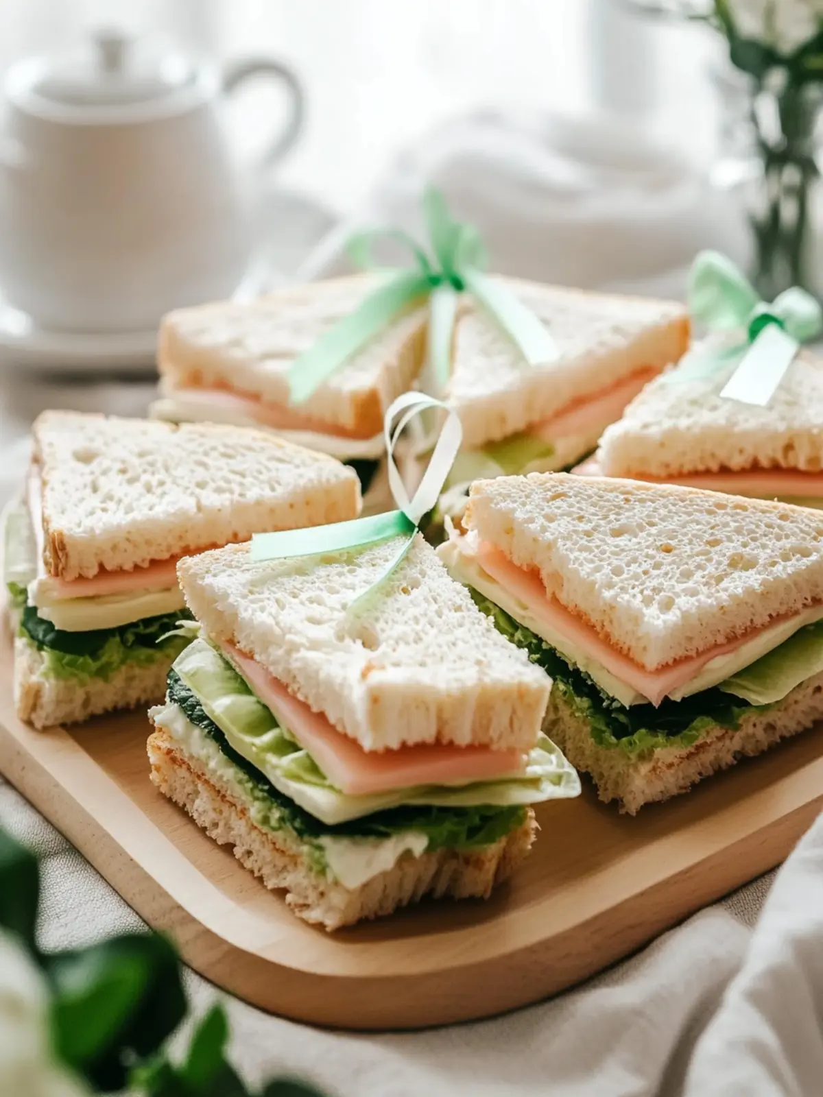Refreshing Cucumber Tea Sandwiches for Effortless Entertaining 3 Tea Sandwiches