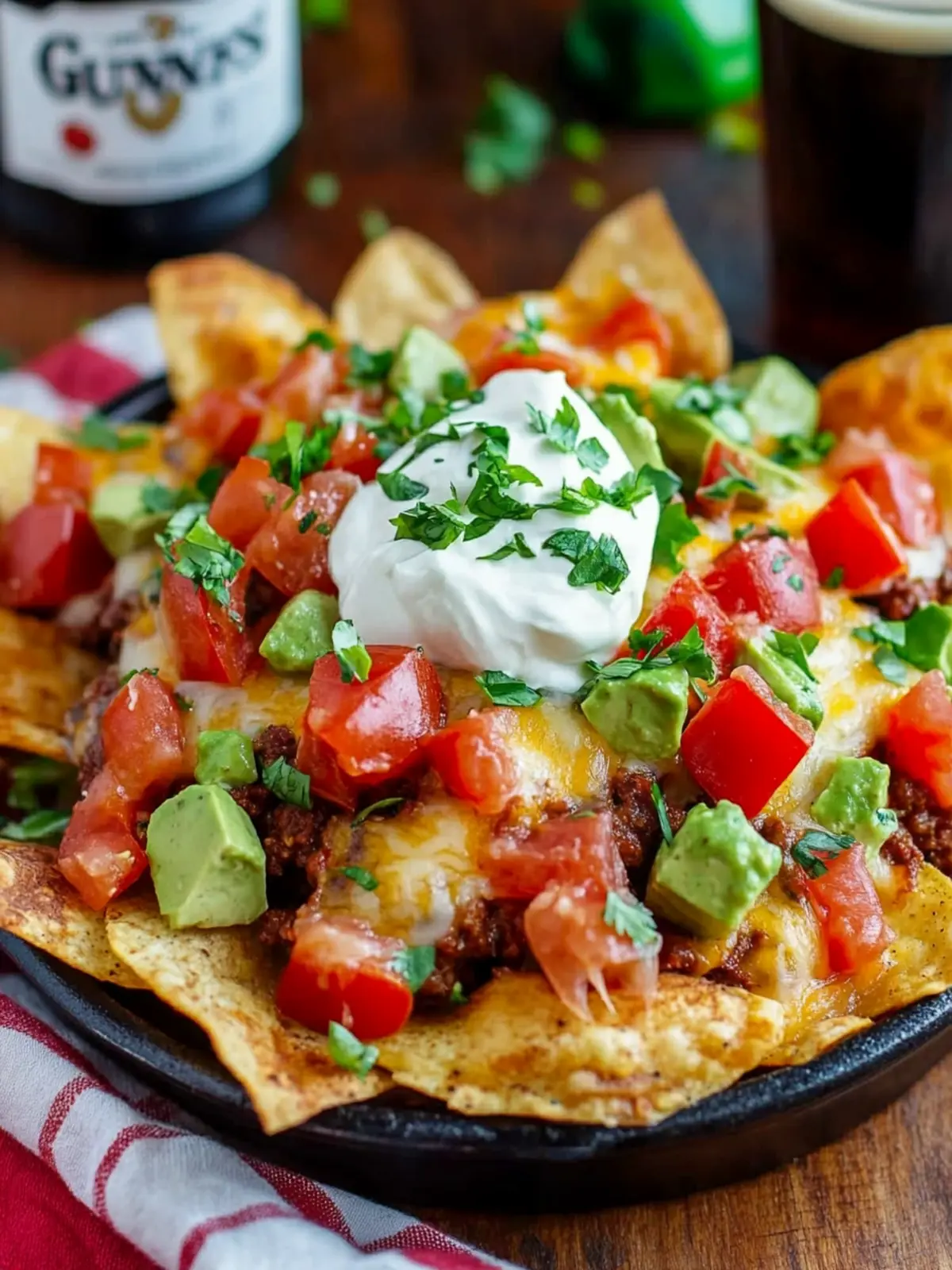 Irish Nachos with Guinness and Irish Cheddar Sauce Delight 5 Irish Nachos with Guinness and Irish Cheddar Sauce