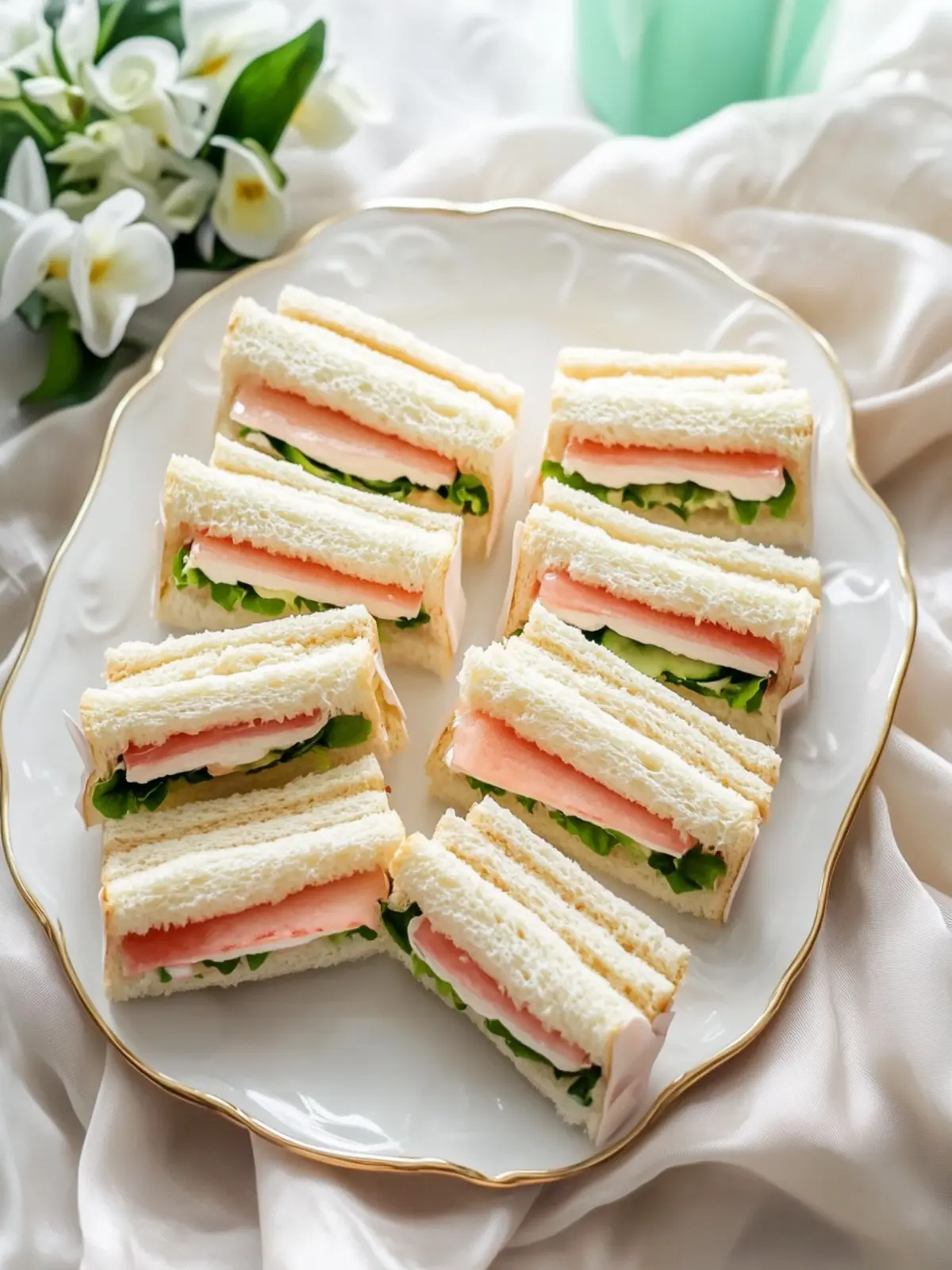 Refreshing Cucumber Tea Sandwiches for Effortless Entertaining 2 Tea Sandwiches