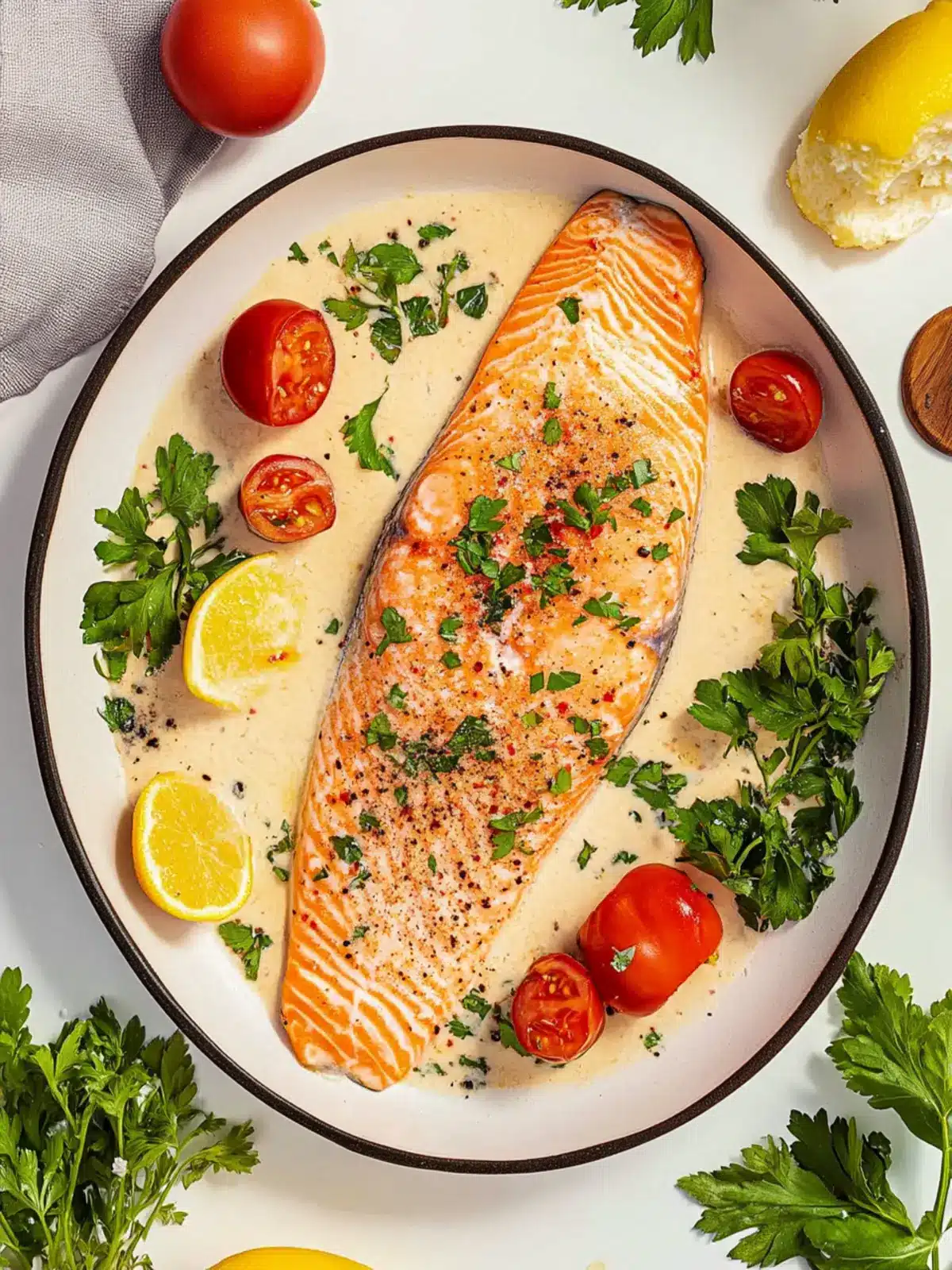 Marry Me Salmon with Creamy Garlic Sauce for Food Lovers 4 Marry Me Salmon