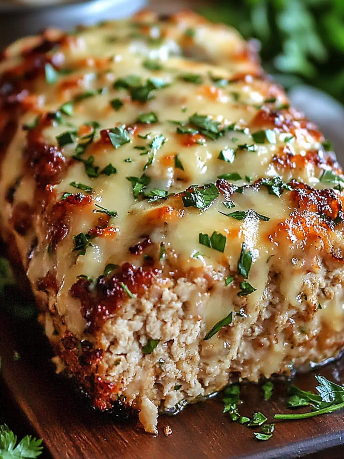 Garlic Parmesan Chicken Meatloaf to Satisfy Your Cravings 2 Garlic Parmesan Chicken Meatloaf