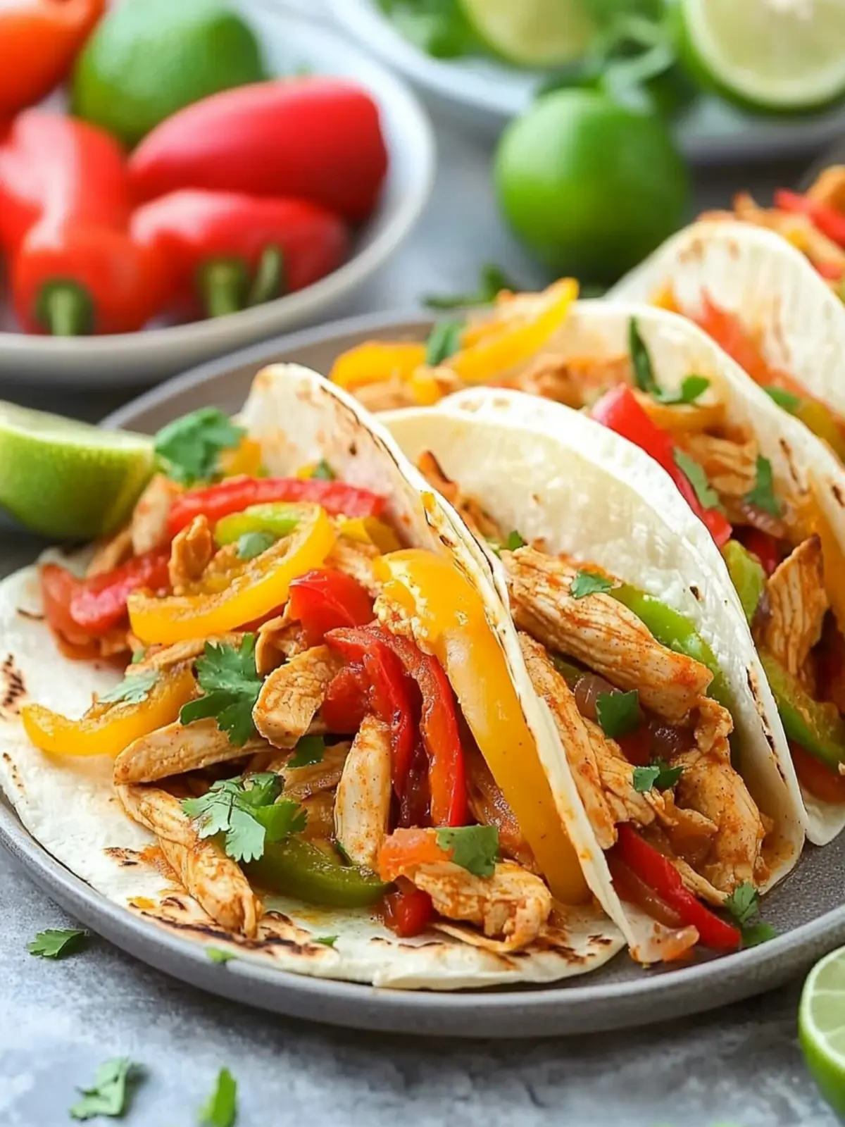 Crockpot Chicken Fajita Tacos for Easy Flavorful Dinners 4 Crockpot Chicken Fajita