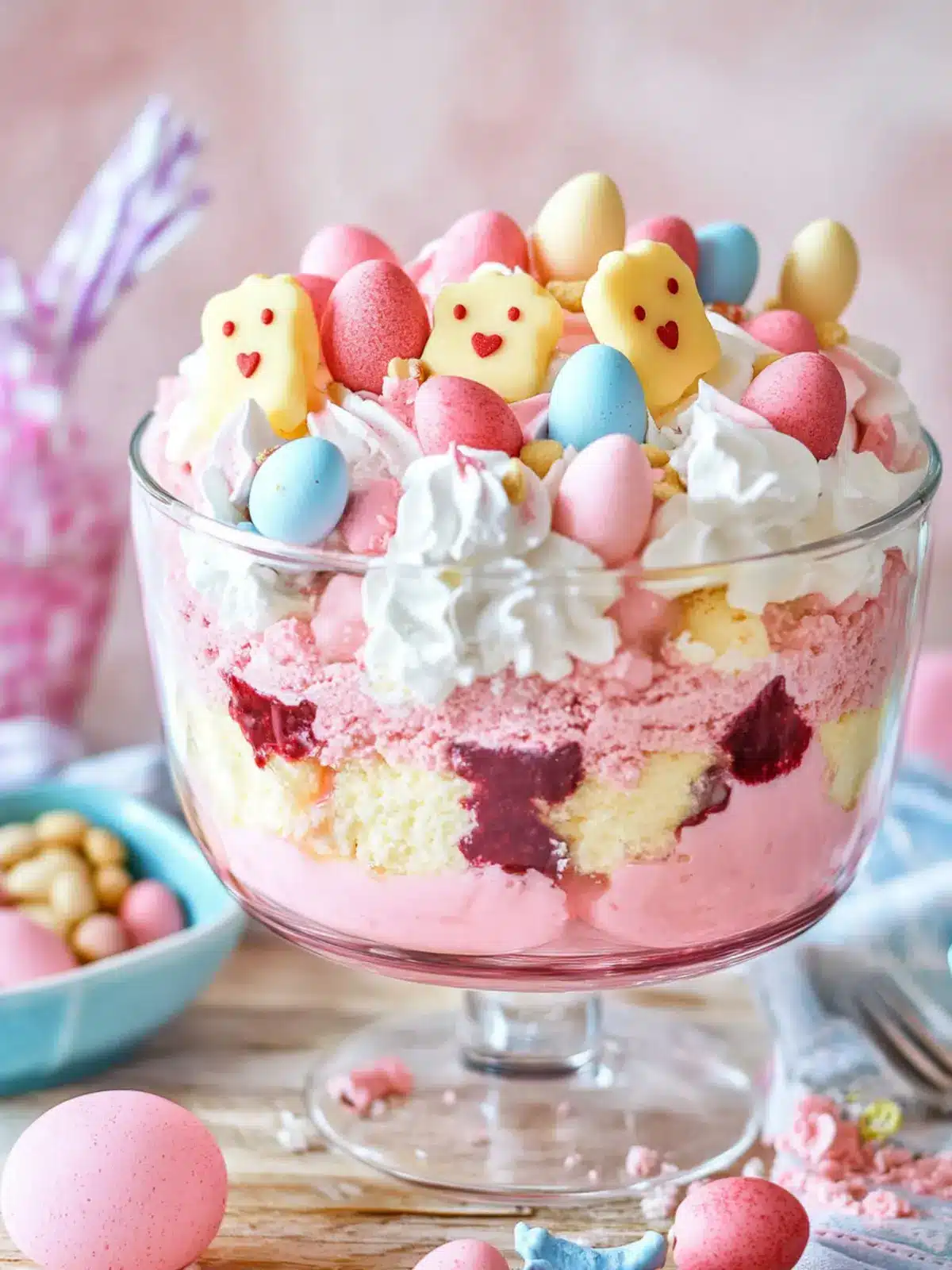 Easter Pink Velvet Cheesecake Trifle to Wow Your Guests 4 Easter Pink Velvet Cheesecake Trifle