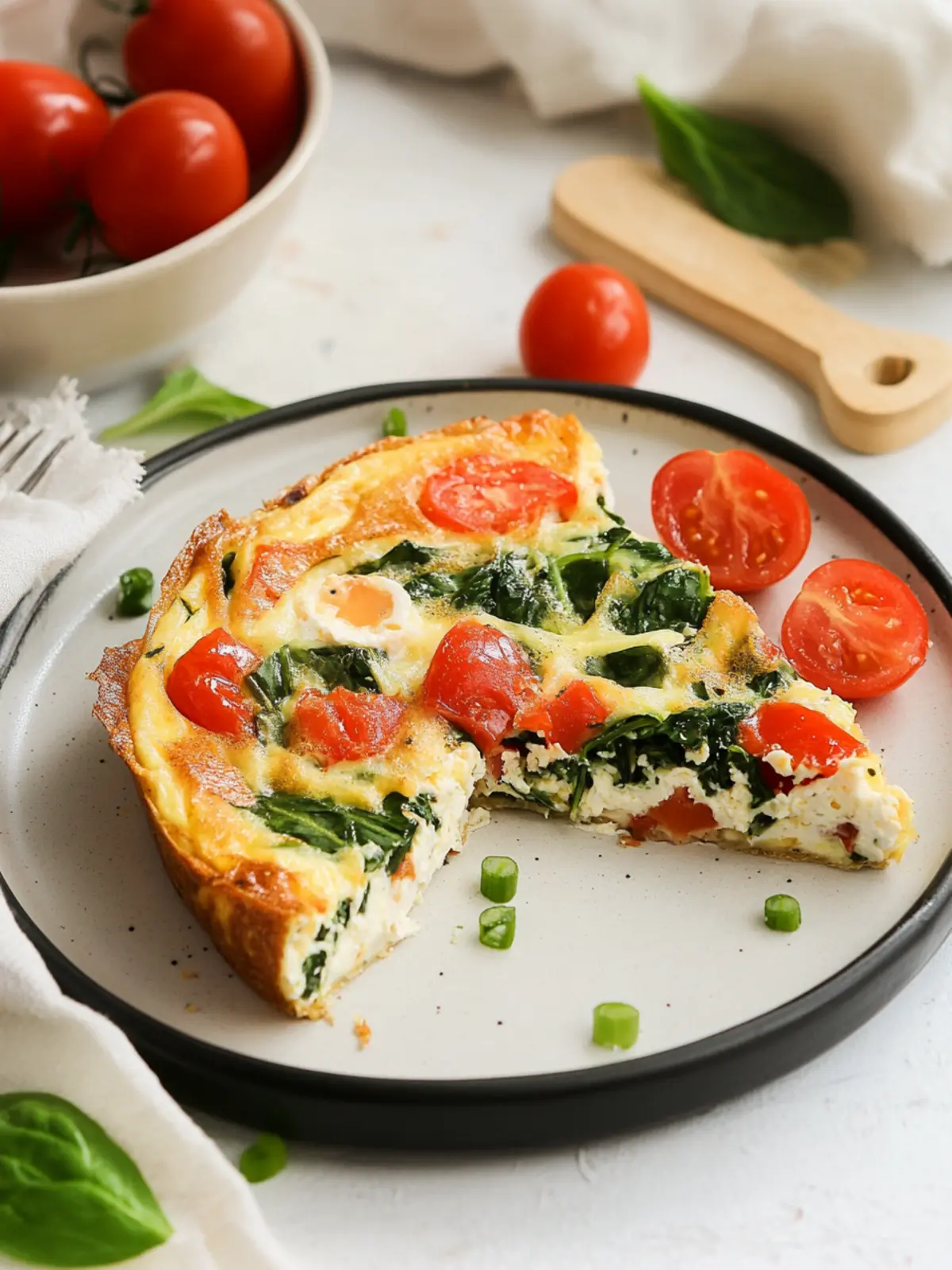 Delicious Egg White Frittata with Spinach to Energize Your Day 5 Egg White Frittata with Spinach