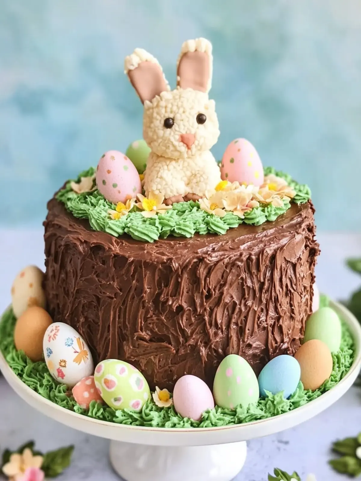 Decadent Chocolate Easter Bunny Cake to Delight Your Guests 4 Chocolate Easter Bunny Cake