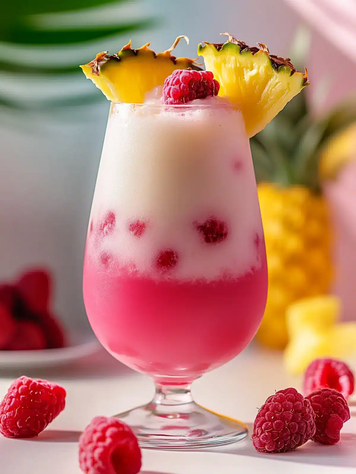 Raspberry Colada Twist: A Delicious Tropical Escape at Home 3 Raspberry Colada Twist