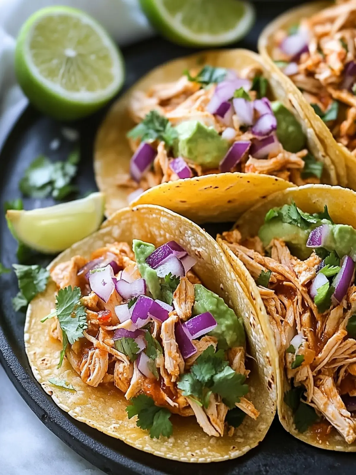 Savory Crockpot Chicken Tacos for Effortless Weeknight Dinners 4 Crockpot Chicken Tacos