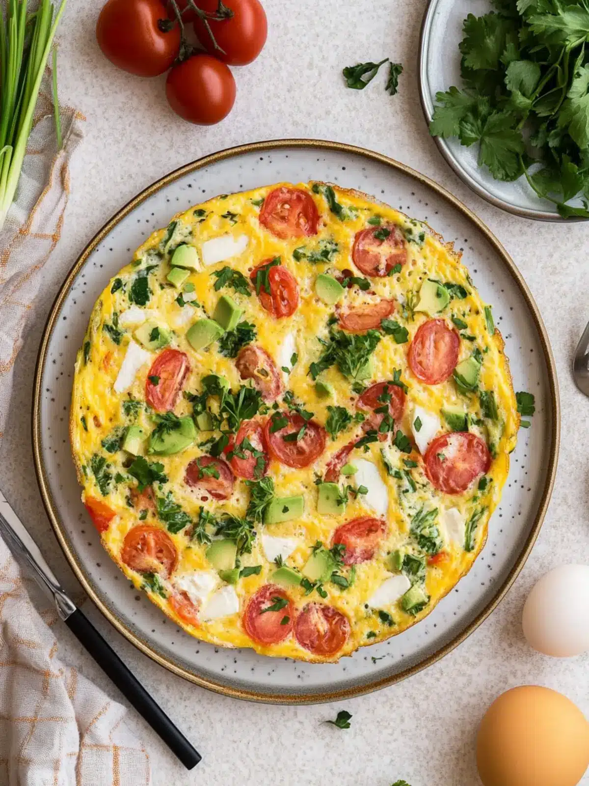 Delicious Egg White Frittata Packed with Fresh Veggies 4 Egg White Frittata