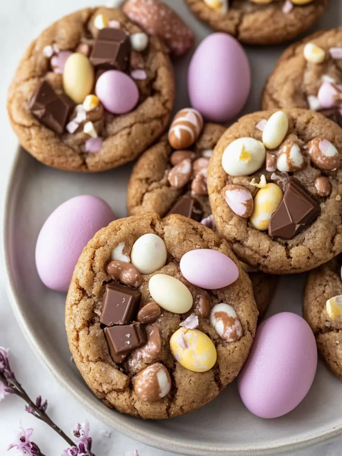 Easter Chocolate Cookies Bursting with Fun Treats 4 Easter Chocolate Cookies